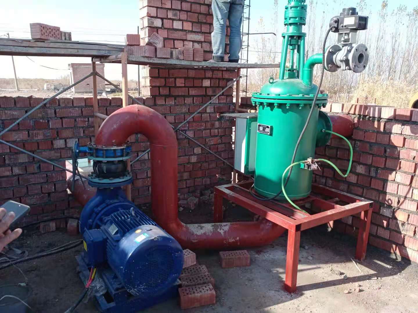 滤水器现场