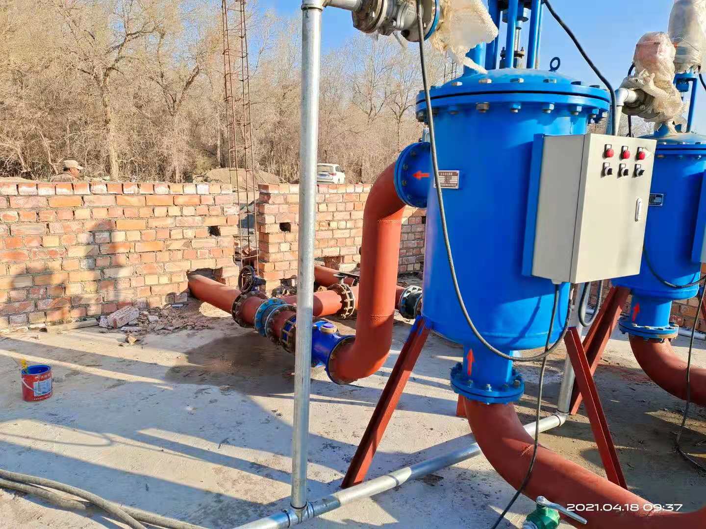 滤水器现场